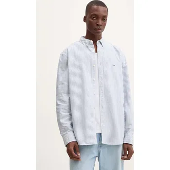 Pánská košile Bavlněná košile Levi's relaxed, s límečkem button-down A7210 modrá 55A, vel. S