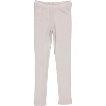 Dívčí legíny MarMar dětské vlněné legíny s detaily 101-661-07 Soft Dove Velikost: 104 MERINO VLNA