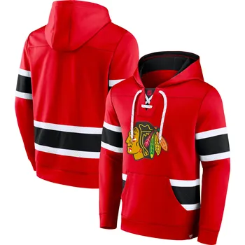 Pánská mikina Pánská mikina Fanatics Mens Iconic NHL Exclusive Pullover Hoodie Chicago Blackhawks XL
