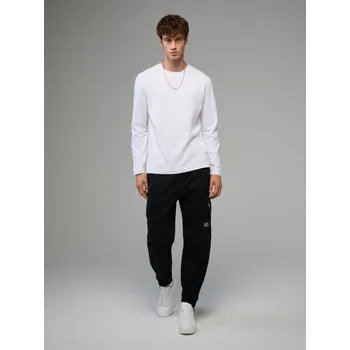 Pánské kalhoty Kalhoty joggers s cargo kapsami - XL LONG - House - černá - 882GL-99X