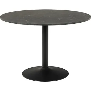 Pohovka Furniture To Go Kulatý jídelní stůl Ibiza v černé barvě Nové