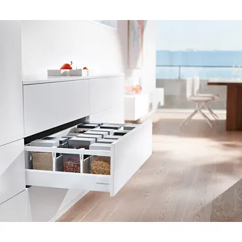 Nábytek K-BLUM Antaro, zásuvka D 500mm/65kg, Blumotion/TOB, bílá, vrut (K-BLUM Antaro, zásuvka D 500mm/65kg, Blumotion/TOB, bílá, vrut)