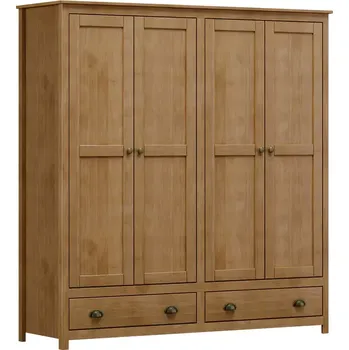 Šatní skříň Skříň 4dveřová TOPAZIO - dub - doprava zdarma - SLEVA 3% s kodem radost25