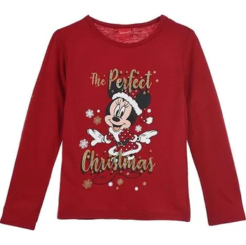 Pánské tričko Minnie Vánoce - triko červené, vel. 104