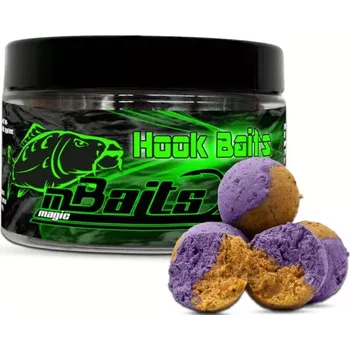 Boilies Magic Baits Hook Baits Mulberry Supreme 80 g (Lovné boilies Moruše dvoubarevné provedení.)