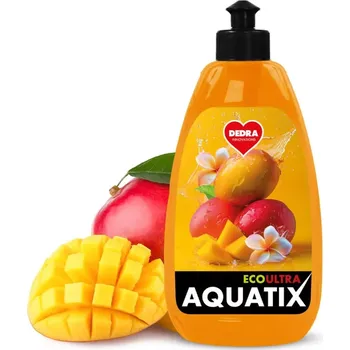 Mycí prostředek AQUATIX | Rostlinný koncentrát na nádobí MANGO | 500 ml (AQUATIX | Rostlinný koncentrát na nádobí MANGO | 500 ml)