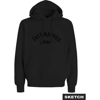 Pánská mikina Mikina Jack and Jones Black JJ 1183715 L