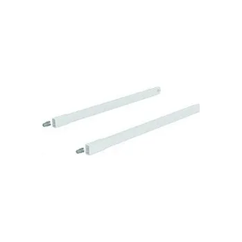 Nábytkové kování K-HETTICH ArciTech horní reling, 500mm, pár, hmoždinka, bílá (K-HETTICH ArciTech horní reling, 500mm, pár, hmoždinka, bílá)