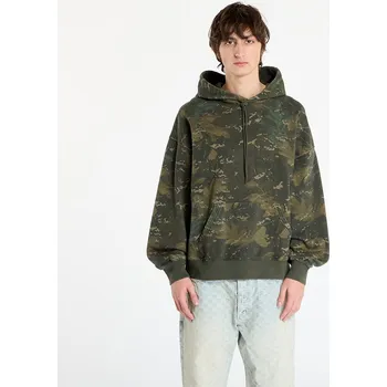 Pánská mikina Mikina Carhartt WIP Hooded Benton Sweat Camo Combi/ Green Garment Dyed L