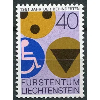 Poštovní známka (1981) MiNr. 774 ** - Lichtenštejnsko - Mezinárodní rok invalidů