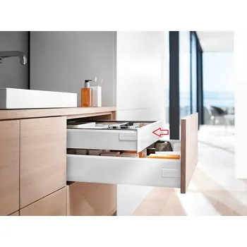 Nábytkové kování K-BLUM Antaro, zásuvka M 500mm/30kg, Blumotion/TOB, bílá, vnitřní (K-BLUM Antaro, zásuvka M 500mm/30kg, Blumotion/TOB, bílá, vnitřní)