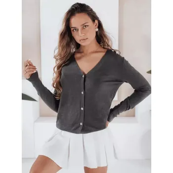 Dámský svetr Dámský svetr DSTREET MY2498 TMAVĚ ŠEDÁ S/M