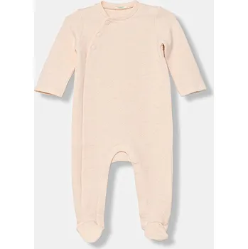 Kojenecký overall Kojenecké dupačky United Colors of Benetton 3UDGAT01A.W.Seasonal růžová 03X, vel. 74
