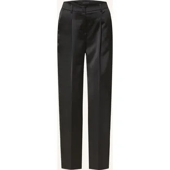 Luisa Cerano Dámské Marlene Kalhoty Ze Saténu, černá, 34