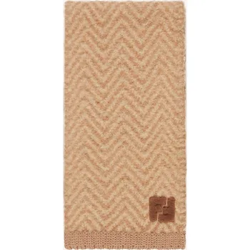 Oblečení a móda Fendi Dámská Šála S Alpakou, velbloudí / béžová, one size