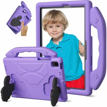 Pouzdro na tablet Thumb EVA odolné pouzdro s úchytem na tablet Samsung Galaxy Tab A11+/Tab A9+ - fialové