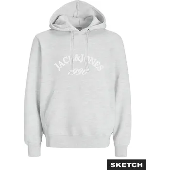 Pánská mikina Mikina Jack and Jones Bright White JJ 1183714 XL
