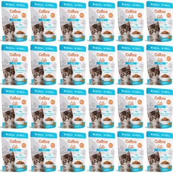 Krmivo pro kočku CALIBRA Cat Life pouch Kitten Salmon in gravy - mokré krmivo pro kočky - 24x85g