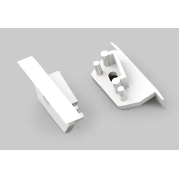 LED lišta StrongLumio koncovky k profilu Diagonal 14 bílá (pár) (StrongLumio koncovky k profilu Diagonal 14 bílá (pár))