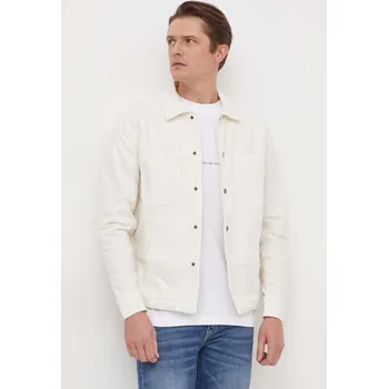 Dámská casual bunda Košilová bunda Pepe Jeans LILO PM308288 béžová 01X, vel. XL