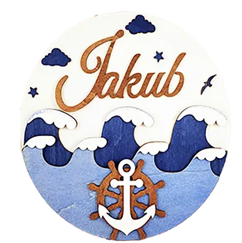 Party dekorace Nástěnná dekorace s mořskou vlnou Dekorace na zeď