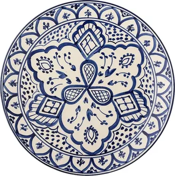 Stolování Talíř Bloomingville Karlie 82068278 modrá 55X