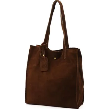 Kožená kabelka Luka 25-041 - hnědá