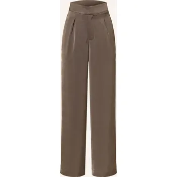 Dámské kalhoty Ninety-9 Dámské Saténové Kalhoty Marlene Ivy, černošedá, 38