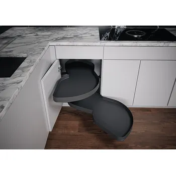 Nábytkové kování K-KES LeMans II, police a uchycení, Arena Pure, antracit, P,600/min 1265 (K-KES LeMans II, police a uchycení, Arena Pure, antracit, P,600/min 1265)