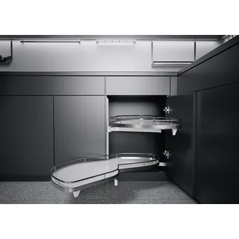 Nábytkové kování K-KES LeMans II, police a uchycení, Arena Classic, bílá/chrom, L, 450/600-750 (K-KES LeMans II, police a uchycení, Arena Classic, bílá/chrom, L, 450/600-750)