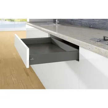 Nábytkové kování K-HETTICH ArciTech zásuvka 94, 450mm/40kg, antracit, SiSy (K-HETTICH ArciTech zásuvka 94, 450mm/40kg, antracit, SiSy)