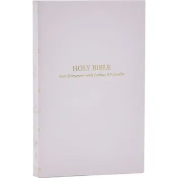 KJV Holy Bible: Pocket New Testament with Psalms and Proverbs, White Softcover, Red Letter, Comfort Print: King James Ve - Thomas Nelson