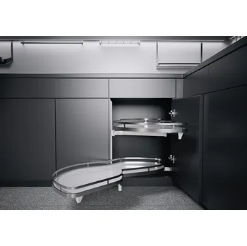 Nábytkové kování K-KES LeMans II, police a uchycení, Arena Style, bílá/chrom, L, 500/720-900 (K-KES LeMans II, police a uchycení, Arena Style, bílá/chrom, L, 500/720-900)