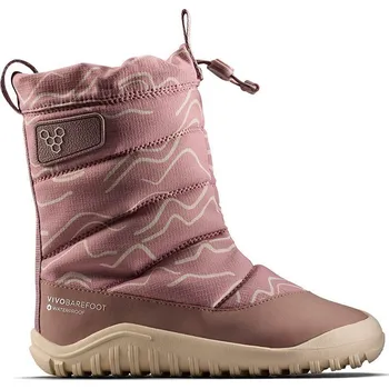 Dívčí sněhule Vivobarefoot TRACKER BOOT AT PRESCHOOL TWILIGHT MAUVE Velikost: 28