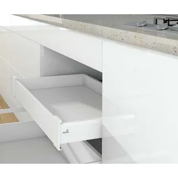 Nábytkové kování K-HETTICH ArciTech vnitřní zásuvka 94, 500mm/40kg, bílá, SiSy (K-HETTICH ArciTech vnitřní zásuvka 94, 500mm/40kg, bílá, SiSy)