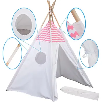 Hra na zahradu STAN WIGWAM ENERO TOYS CLASSIC RŮŽOVO-BÍLÝ