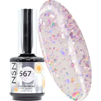 Lak na nehty NSN Professional UV/LED Gellac - 567