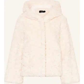 Dámský kabát Monari Dámská Bunda Z Umělé Kožešiny, bílá, 40
