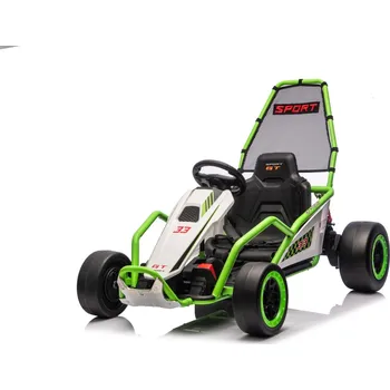 Dětské elektrovozidlo Ramiz Elektrická driftovací motokára TORNADO 2x150W 24V zelená