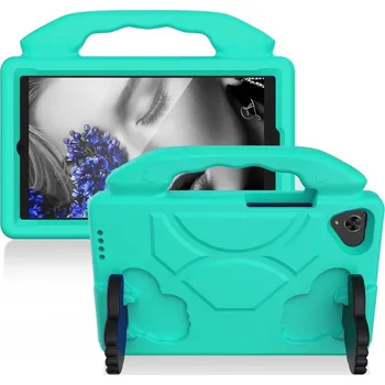 Pouzdro na tablet Thumb EVA odolné pouzdro s úchytem na tablet Samsung Galaxy Tab A11/Tab A9 - modrozelené