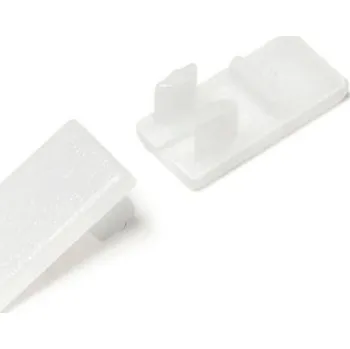 LED lišta StrongLumio koncovky k profilu HI8, mléčná (pár) (StrongLumio koncovky k profilu HI8, mléčná (pár))