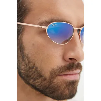 Sluneční brýle Ray-Ban zlatá barva, 0RB3734 GLX, vel. 59