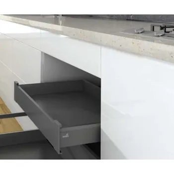 Nábytkové kování K-HETTICH ArciTech vnitřní zásuvka 94, 450mm/40kg, antracit, SiSy (K-HETTICH ArciTech vnitřní zásuvka 94, 450mm/40kg, antracit, SiSy)