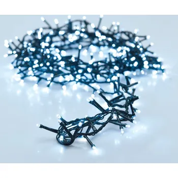 Vánoční světelný řetěz Vánoční světýlka vnitřní studená bílá 1000 LED