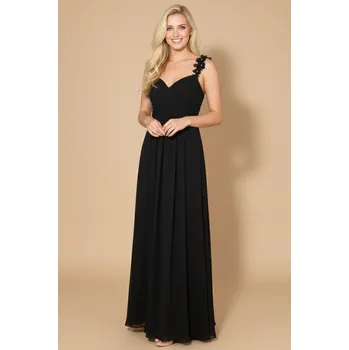 Dámské šaty EVA & LOLA Společenské Plesové Šaty CHERYL černá Barva: Černá, Velikost: 36
