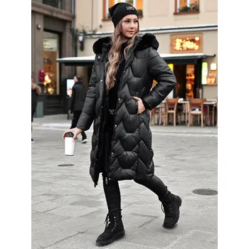 Dámská bunda Dámská bunda prošívaná dlouhá WINTERACT TY4775 Barva: Černá, Velikost: L