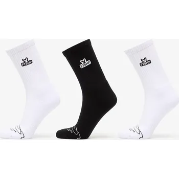 Pánské ponožky Ponožky Playboy x FTSHP Socks 3 Pack Black/ White 39-42