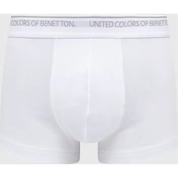 Boxerky Boxerky United Colors of Benetton pánské, bílá barva 3OP82X077.101 00X, vel. M