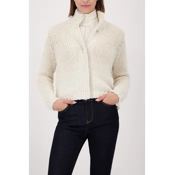 Dámská mikina Svetr Monari 9570 bílý propínací pletený Velikost: 34