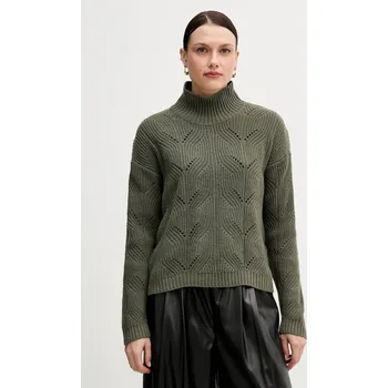 Dámský svetr Svetr s příměsí vlny United Colors of Benetton 1FDFD10F2 zelená 97X, vel. XL